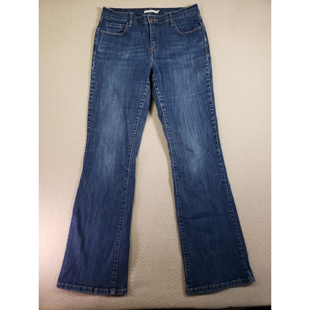 Levi's 515 Jeans Womens 12 Blue Denim Mid Rise Bootcut 5-Pockets Western Rodeo